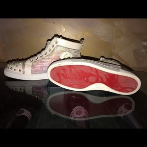 Christian Louboutin Louis Flat Rainbow HighTop